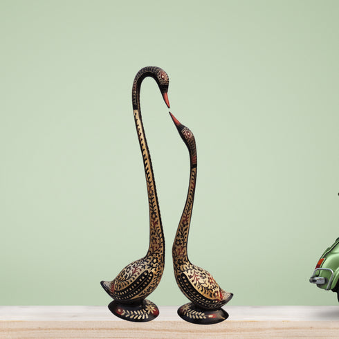 Brass Showpiece Duck Pair 6.44kg
